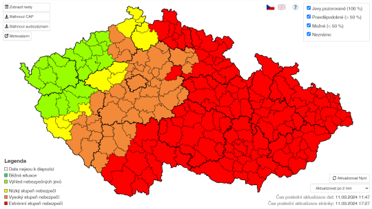 Českou republiku čekají extrémní srážky. Jak to bude s vinobraním?