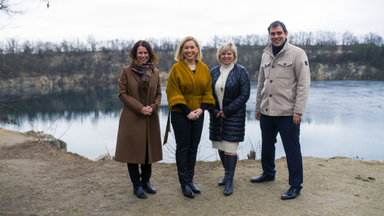 Europoslankyně Danuše Nerudová a ministr Petr Kulhánek navštívili region